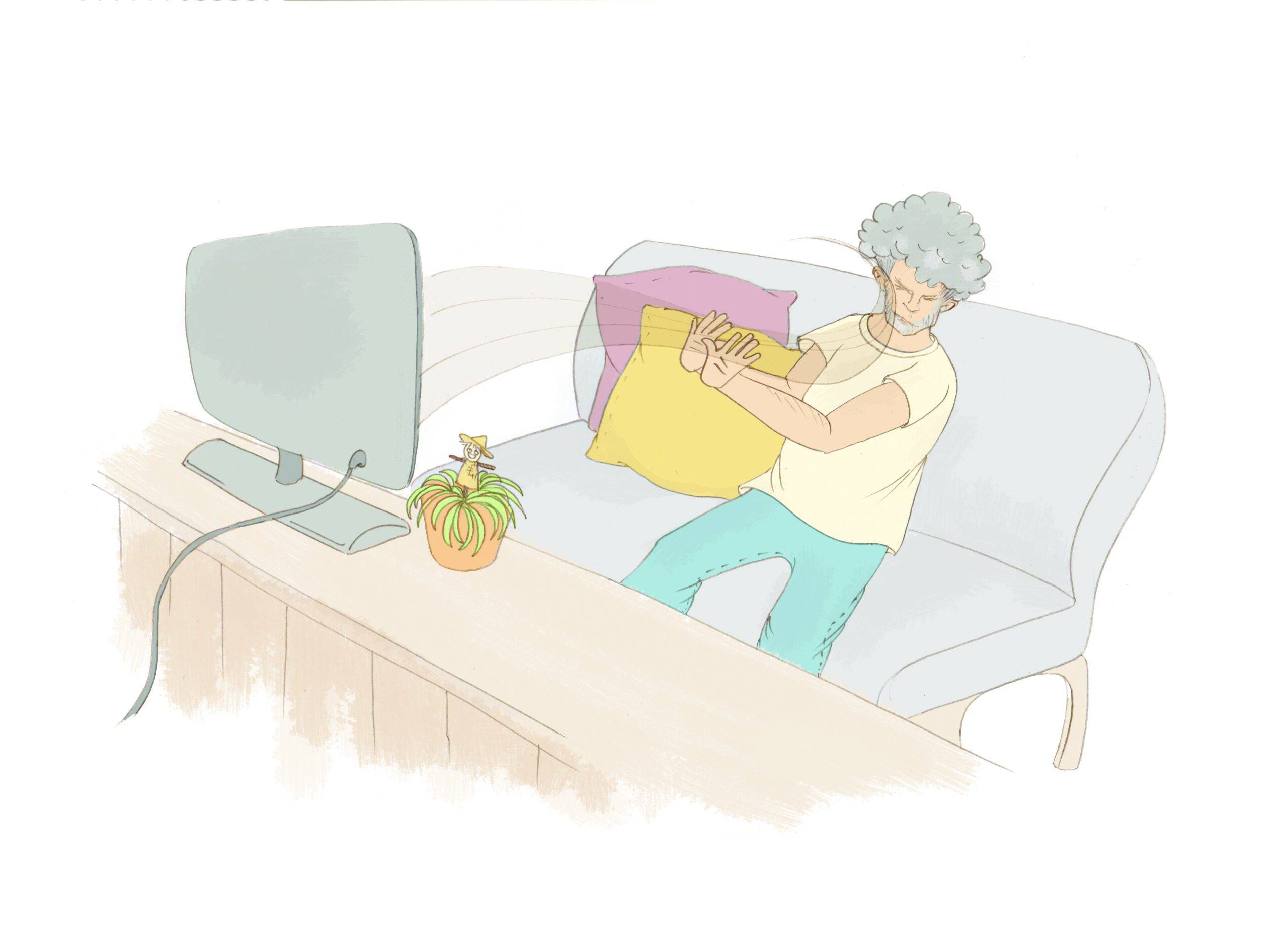 רואה טלוויזיה