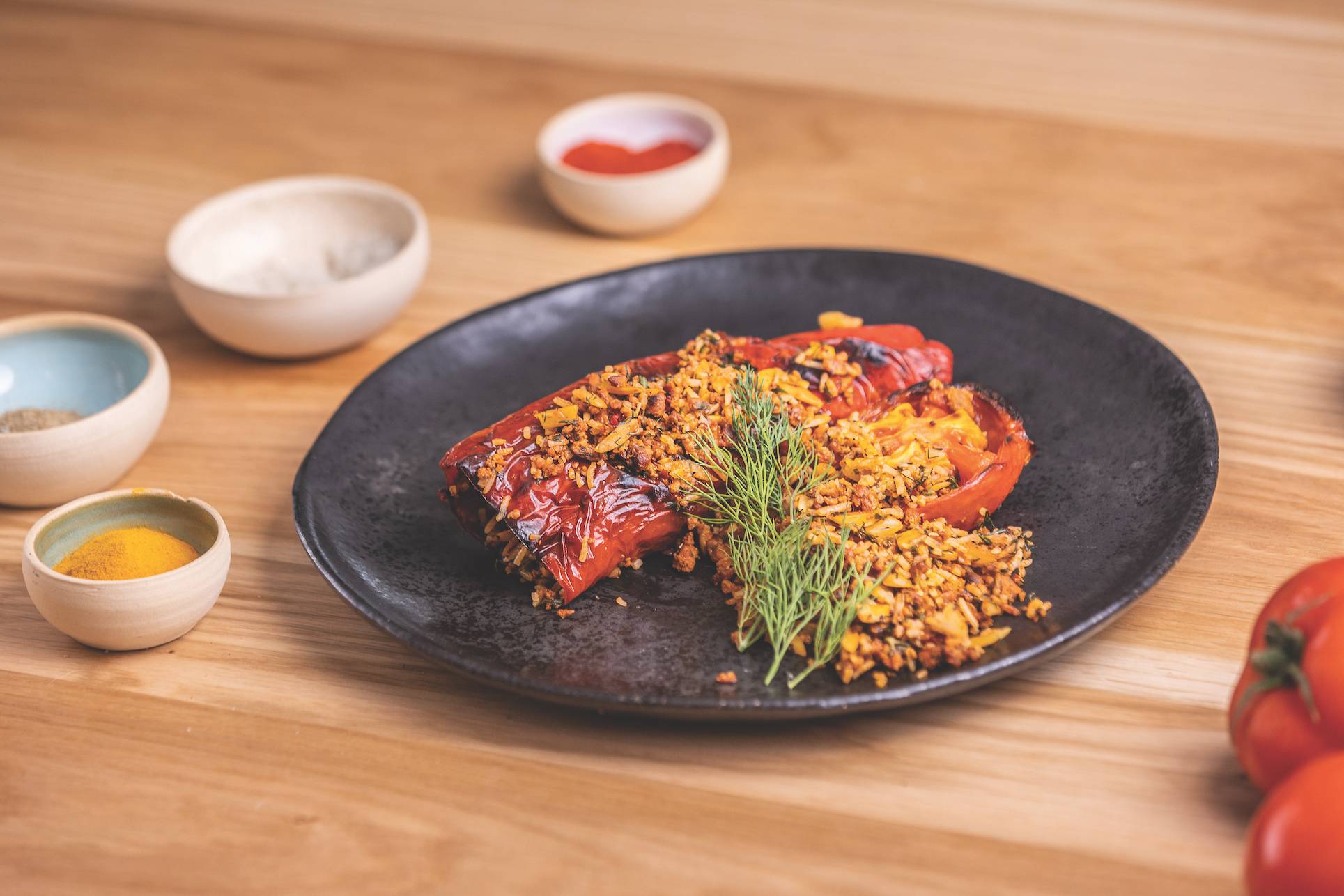 פלפל שושקה ממולא ברגשות