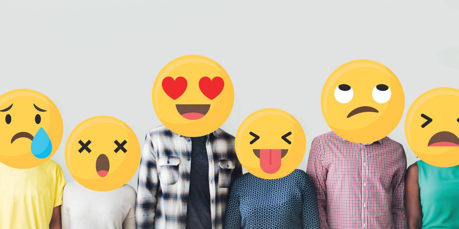 הרגש הוא עיגול קטן וצהוב